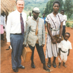 1995 jon overson with uganda drama team 'the two americans'